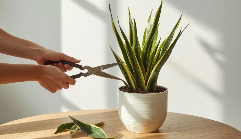 How Do You Prune A Snake Plant Safely