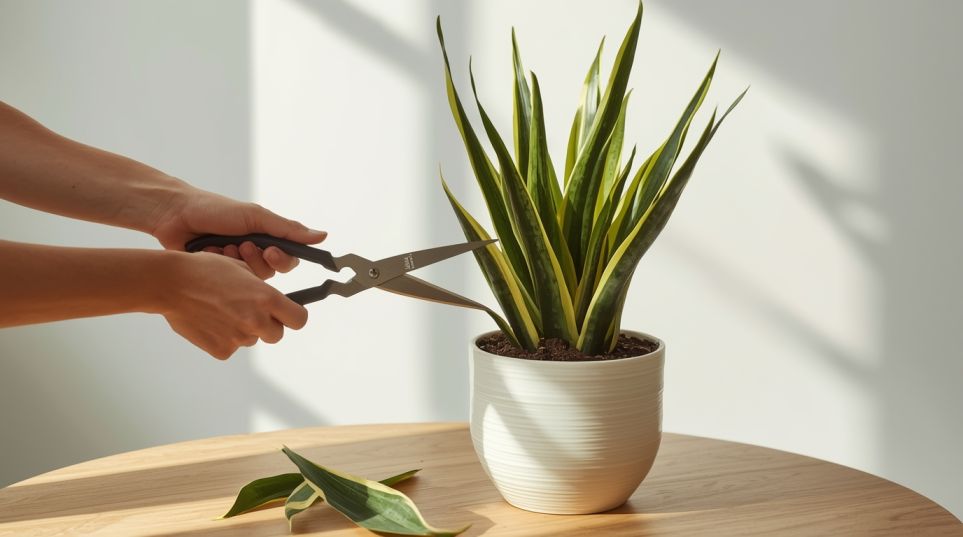 How Do You Prune A Snake Plant Safely
