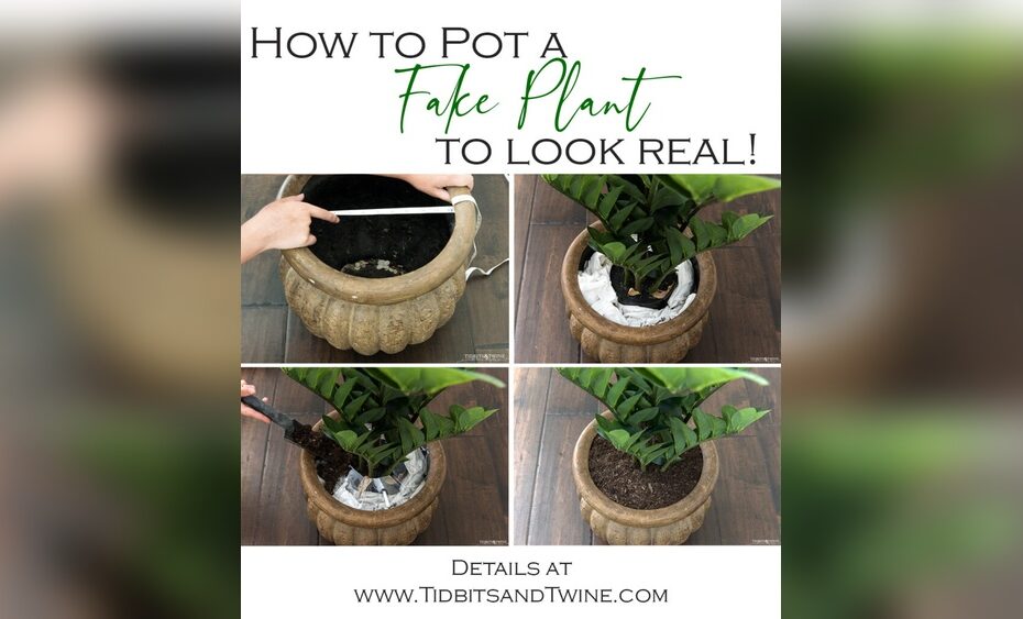 How to Secure Artificial Plants in Pots Outdoors